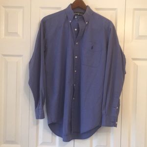 Ralph Lauren polo blue long sleeve cotton shirt